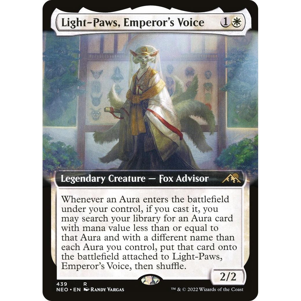 Image for Light-Paws, Emperor's Voice (Extended Art) (439) (NEO) - Magic: The Gathering