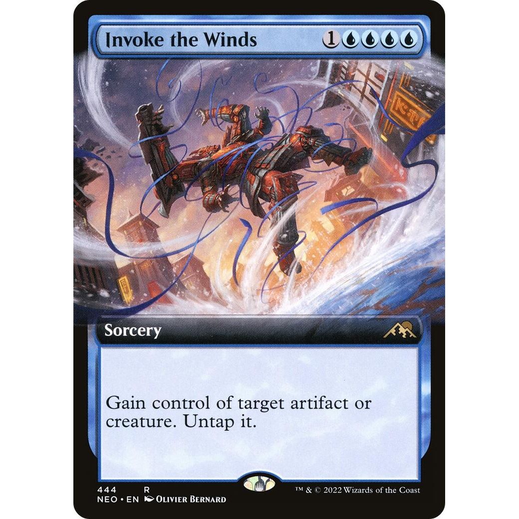 Image for Invoke the Winds (Extended Art) (444) (NEO) - Magic: The Gathering
