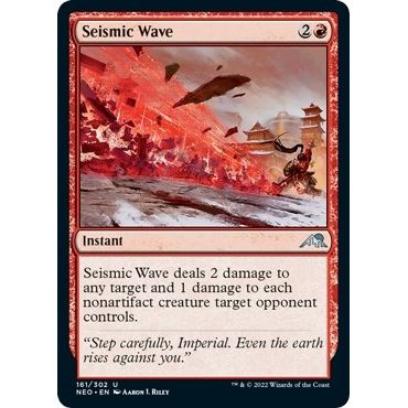 Image for Seismic Wave (161) (NEO) - Magic: The Gathering