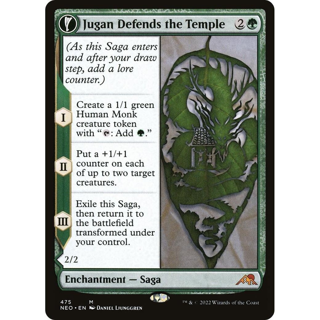 Image for Jugan Defends the Temple (Extended Art) (475) (NEO) - Magic: The Gathering