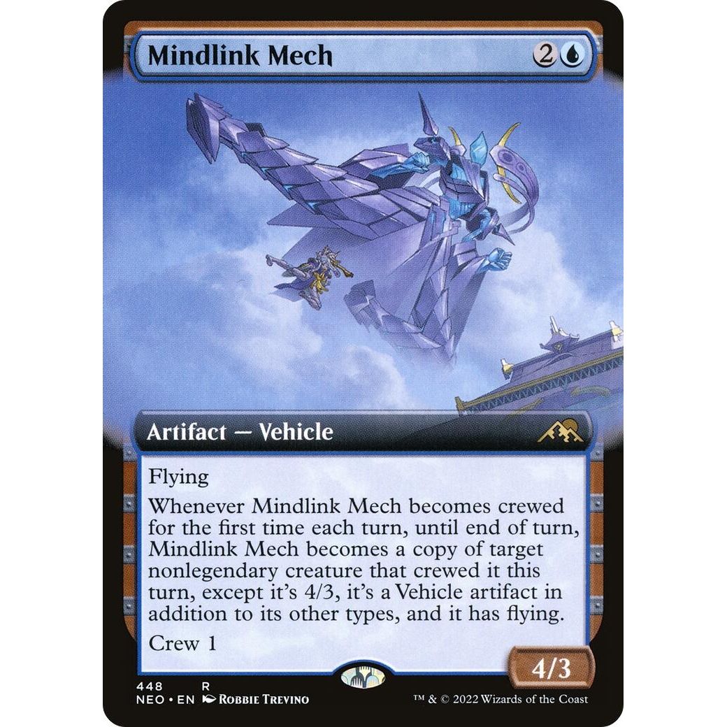 Image for Mindlink Mech (Extended Art) (448) (NEO) - Magic: The Gathering