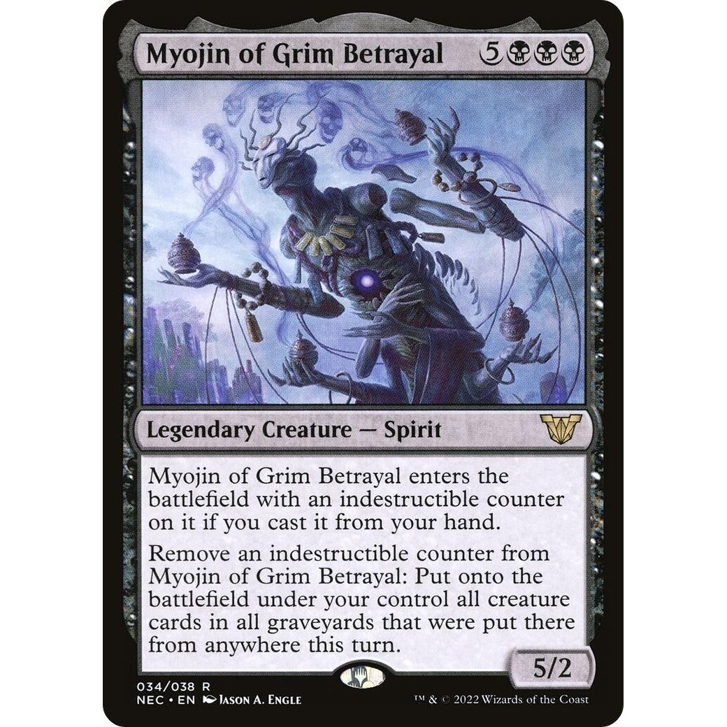 Image for Myojin of Grim Betrayal (34) (NEC) - Magic: The Gathering