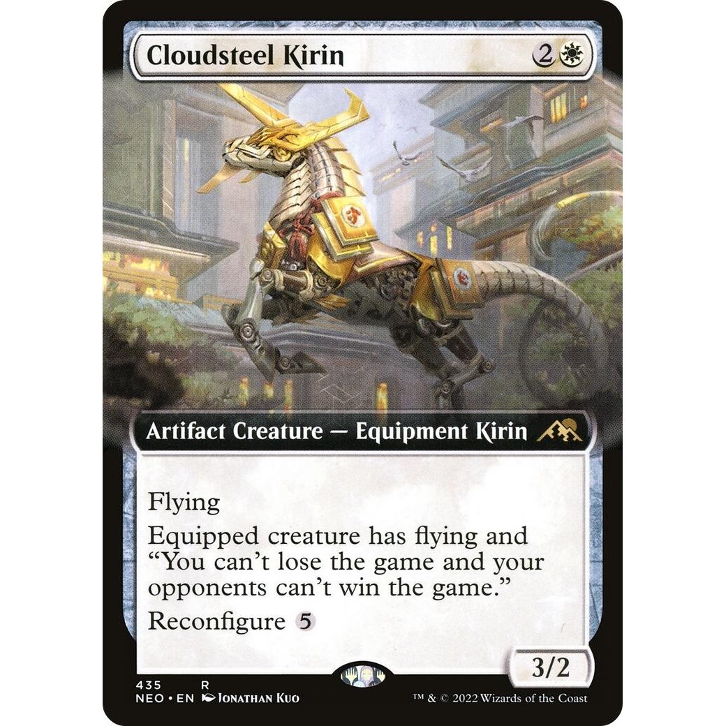 Image for Cloudsteel Kirin (Extended Art) (435) (NEO) - Magic: The Gathering
