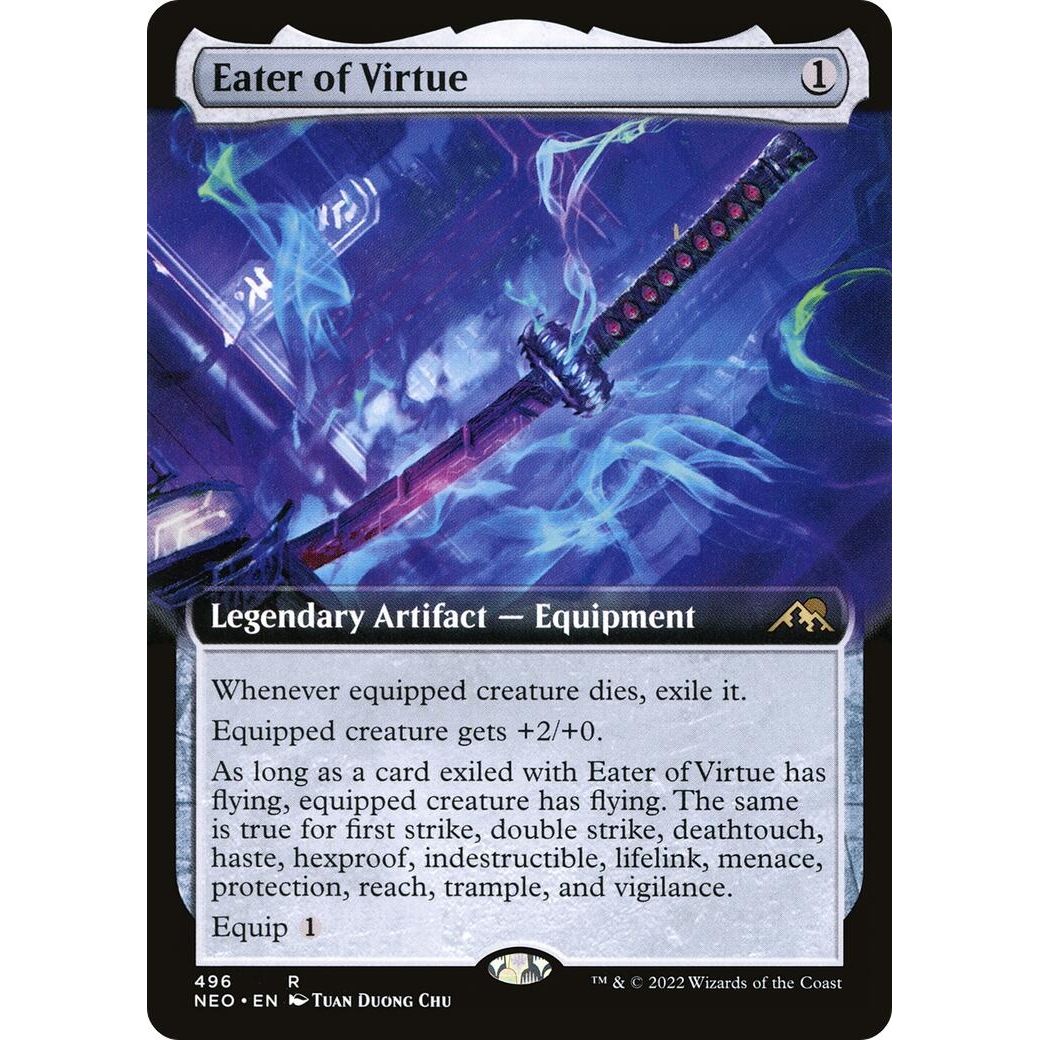 Image for Eater of Virtue (Extended Art) (496) (NEO) - Magic: The Gathering