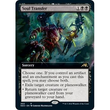 Image for Soul Transfer (Extended Art) (460) (NEO) - Magic: The Gathering