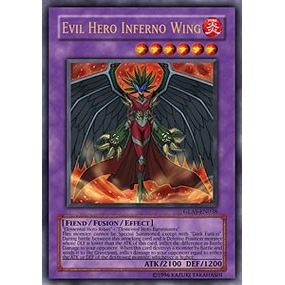 Image for Evil Hero Inferno Wing (GLAS-EN038) (GLAS) - YuGiOh