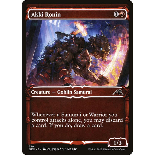 Image for Akki Ronin (Showcase) (319) (NEO) - Magic: The Gathering