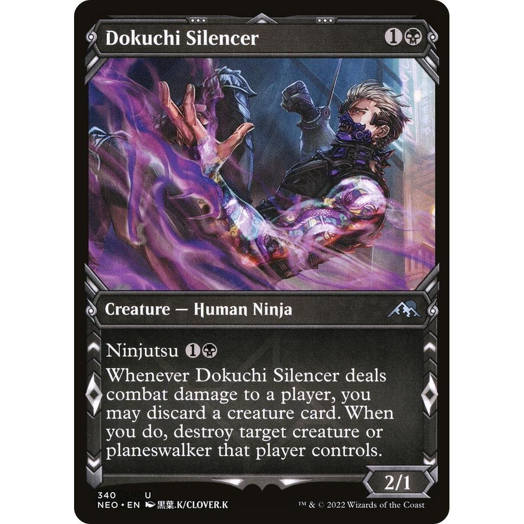 Image for Dokuchi Silencer (Showcase) (340) (NEO) - Magic: The Gathering