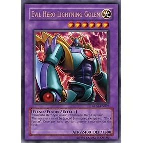 Image for Evil Hero Lightning Golem (GLAS-EN039) (GLAS) - YuGiOh