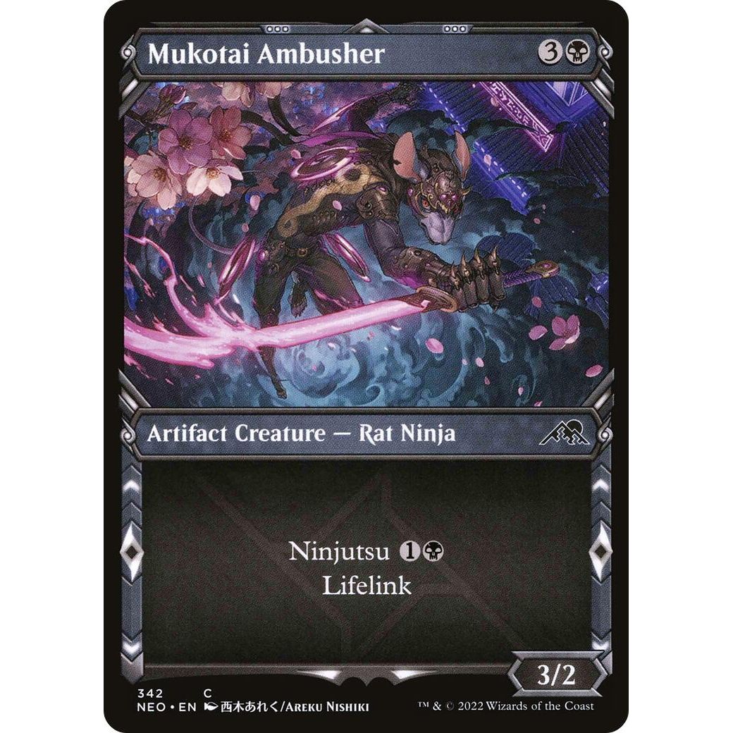 Image for Mukotai Ambusher (Showcase) (342) (NEO) - Magic: The Gathering