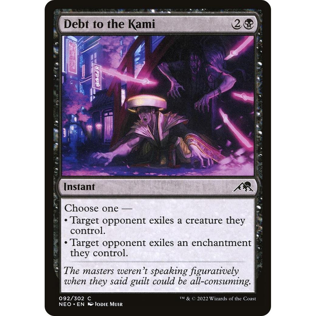Image for Debt to the Kami (92) (NEO) - Magic: The Gathering