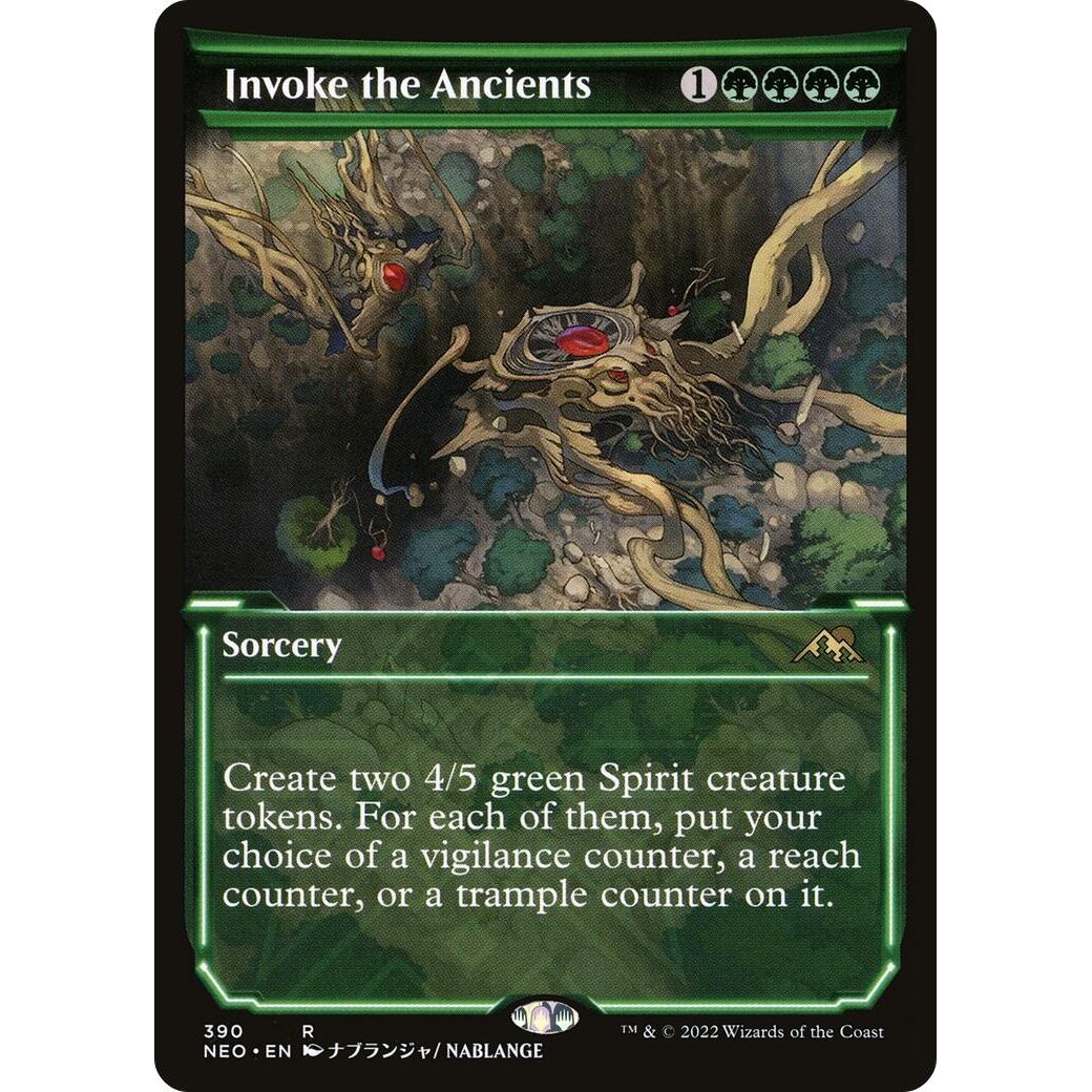 Image for Invoke the Ancients (Showcase) (390) (NEO) - Magic: The Gathering