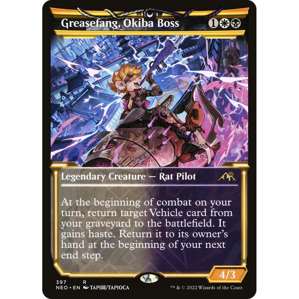 Image for Greasefang, Okiba Boss (Showcase) (397) (NEO) - Magic: The Gathering