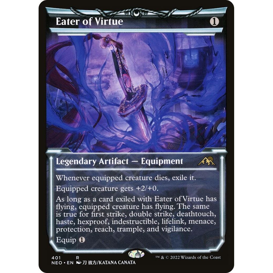 Image for Eater of Virtue (Showcase) (401) (NEO) - Magic: The Gathering