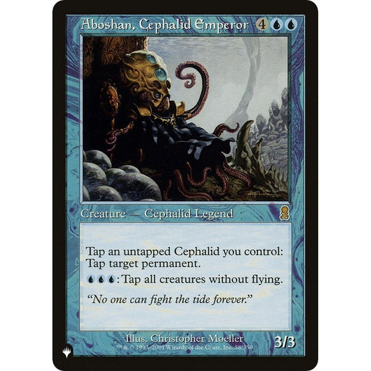Image for Aboshan, Cephalid Emperor (58/350) (LIST) - Magic: The Gathering