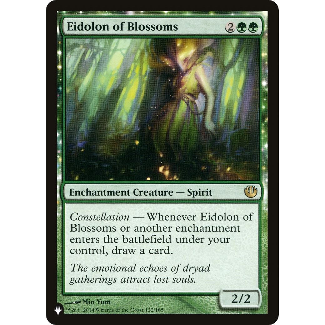 Image for Eidolon of Blossoms (122/165) (LIST) - Magic: The Gathering
