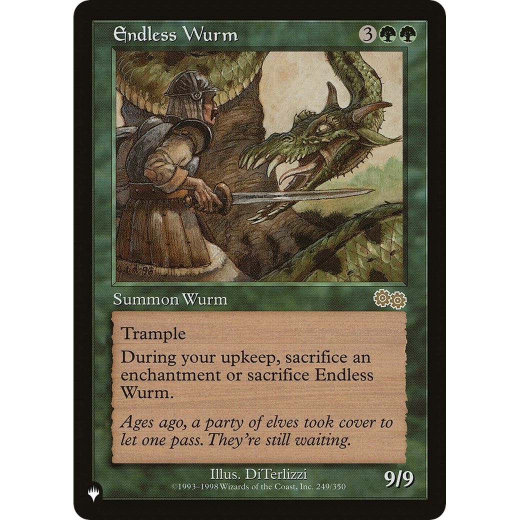 Image for Endless Wurm (249/350) (LIST) - Magic: The Gathering