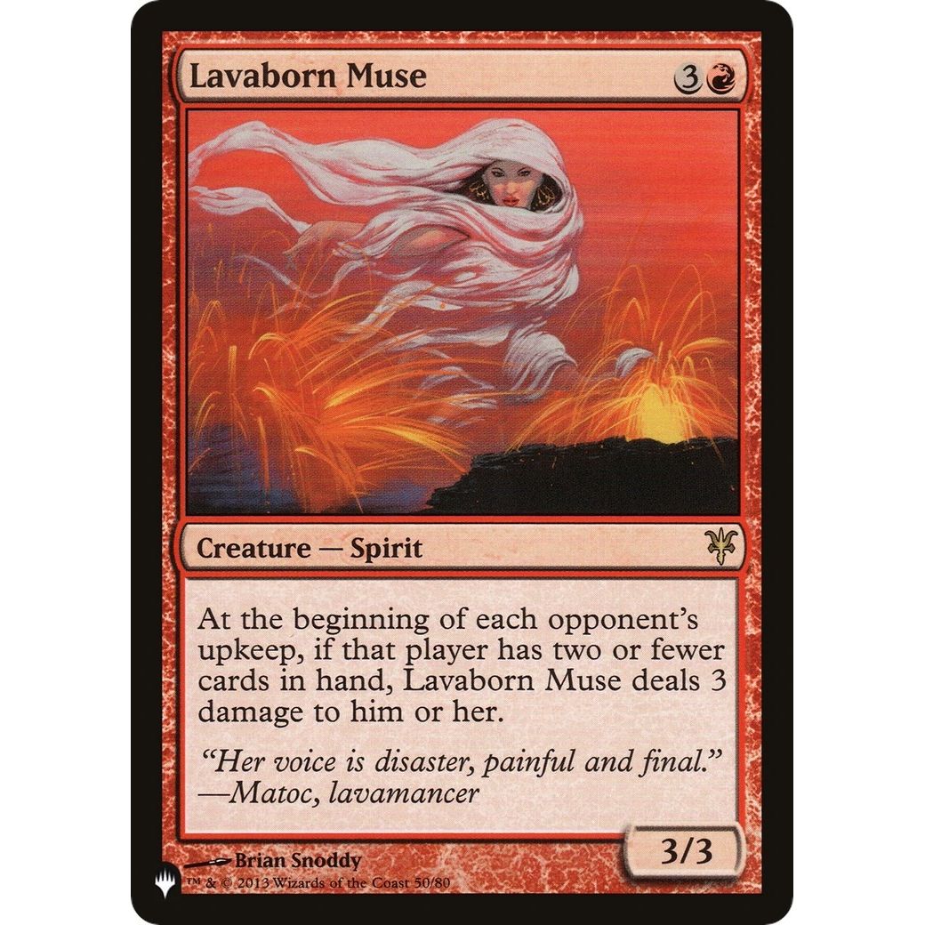 Image for Lavaborn Muse (50/80) (LIST) - Magic: The Gathering