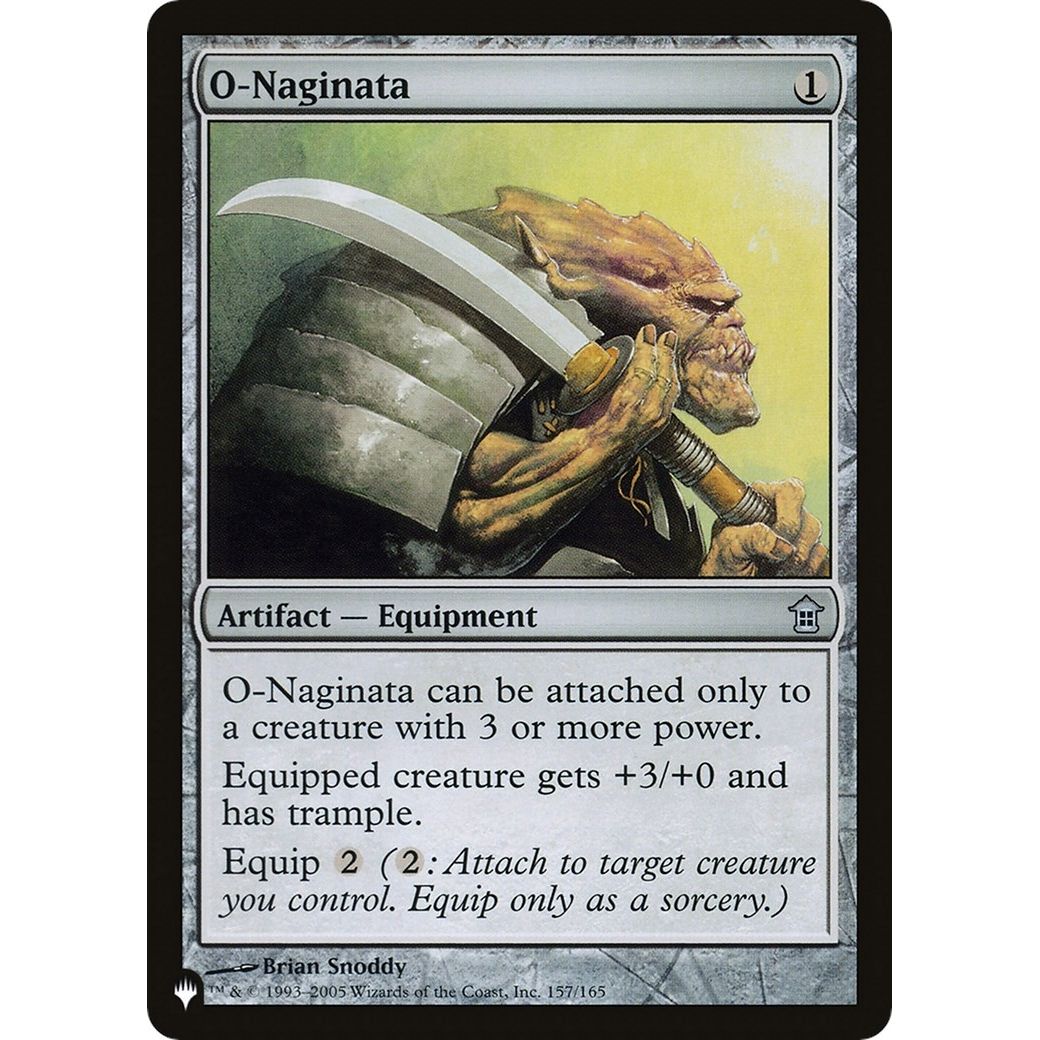 Image for O-Naginata (157/165) (LIST) - Magic: The Gathering
