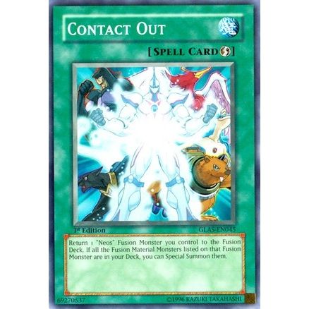 Image for Contact Out (GLAS-EN045) (GLAS) - YuGiOh
