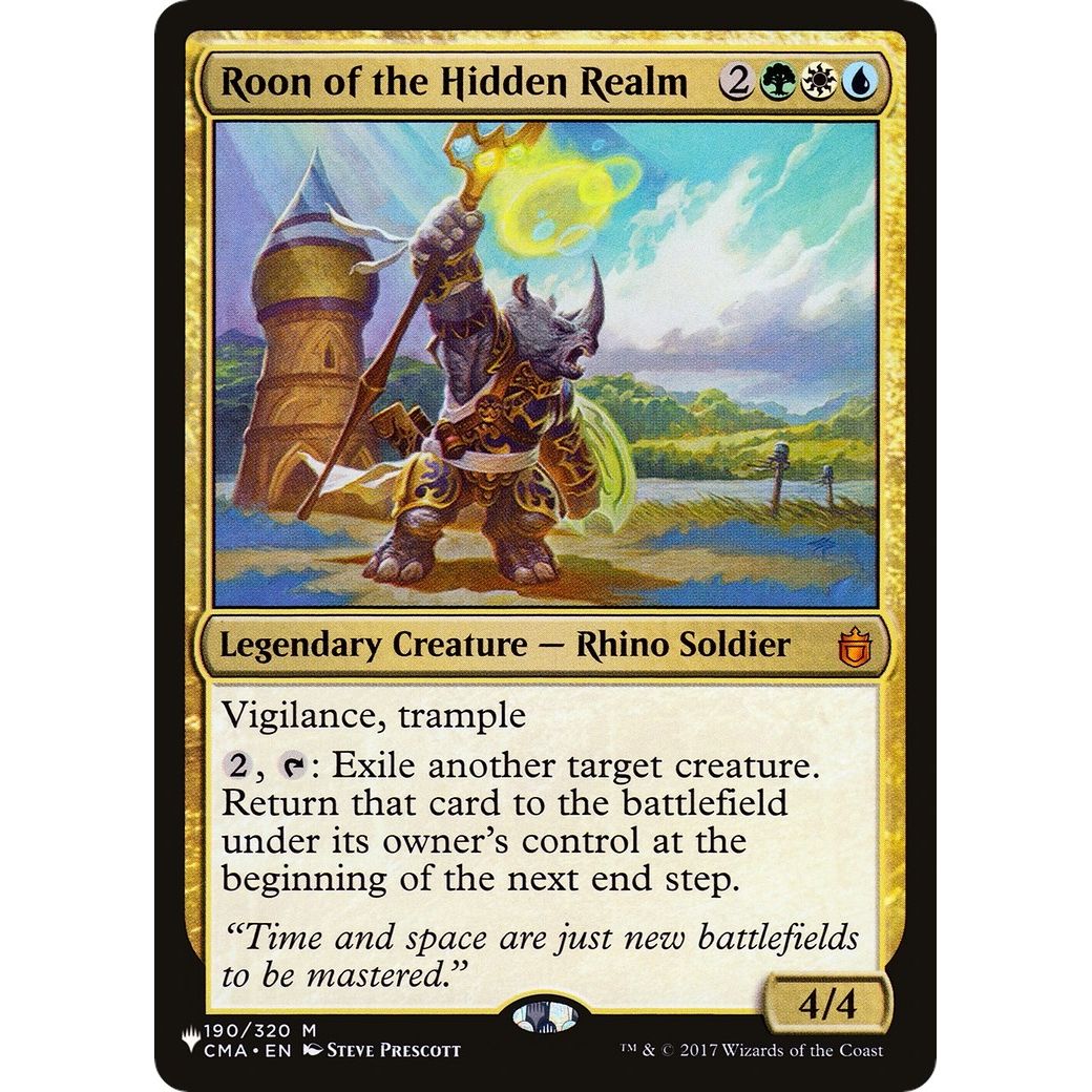 Image for Roon of the Hidden Realm (190/320) (LIST) - Magic: The Gathering