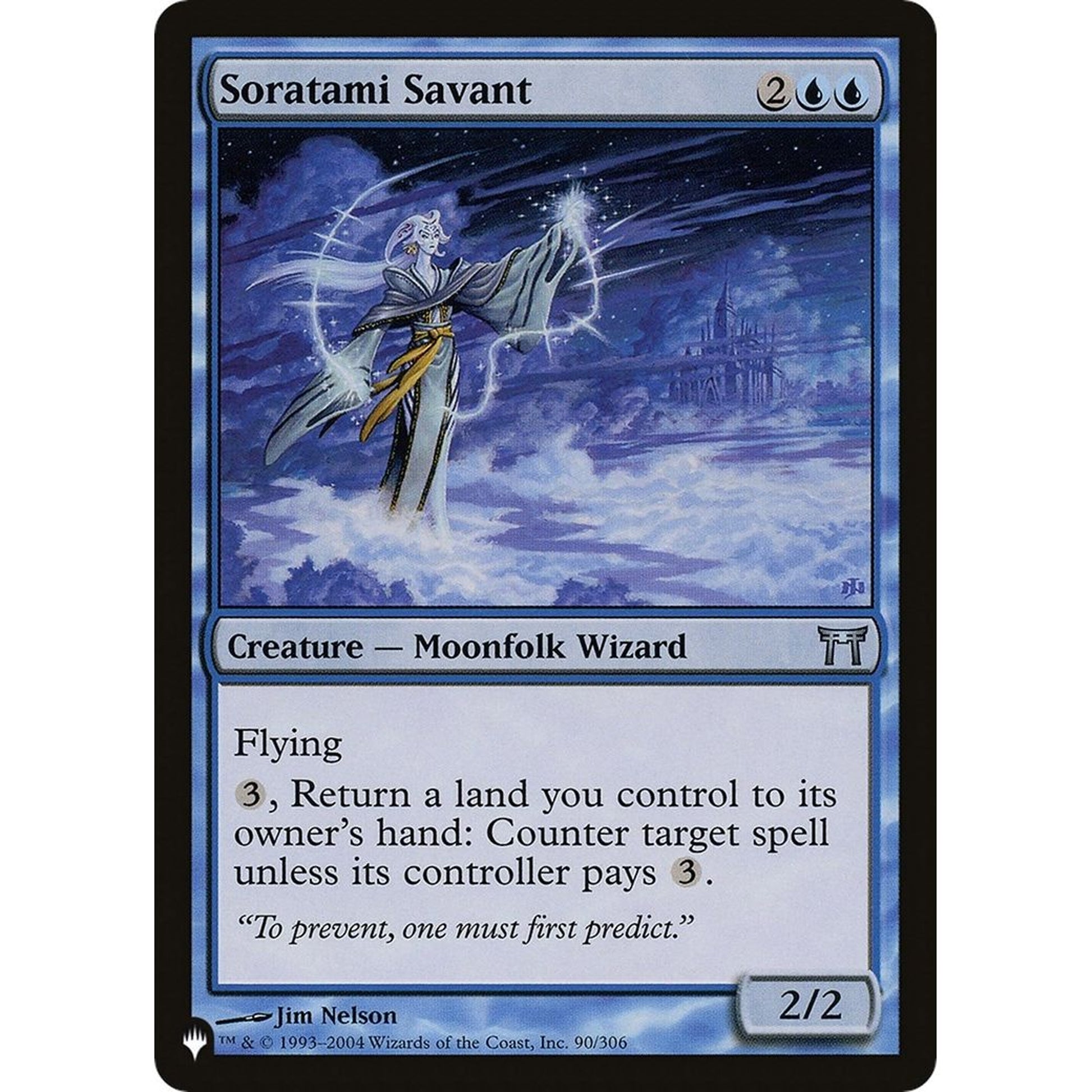 Image for Soratami Savant (90/306) (LIST) - Magic: The Gathering