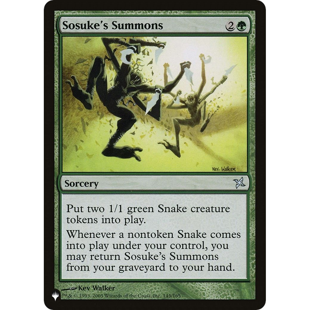 Image for Sosuke's Summons (145/165) (LIST) - Magic: The Gathering