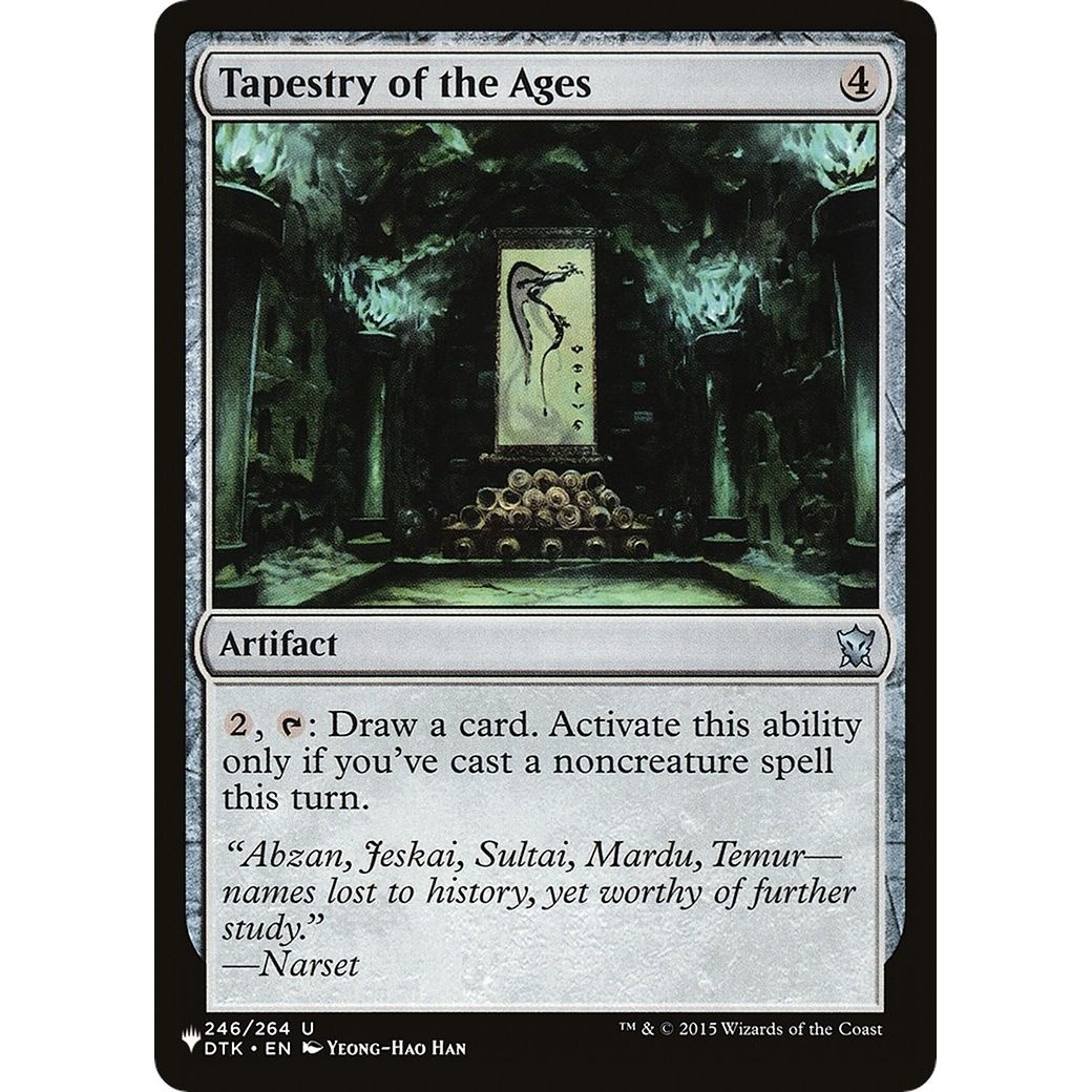 Image for Tapestry of the Ages (246/264) (LIST) - Magic: The Gathering