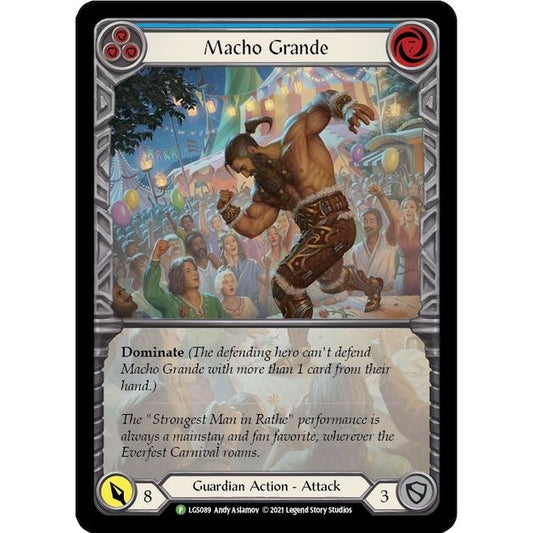 Image for Macho Grande (Blue) - LGS089 (LGS089) (PR) - Flesh and Blood TCG