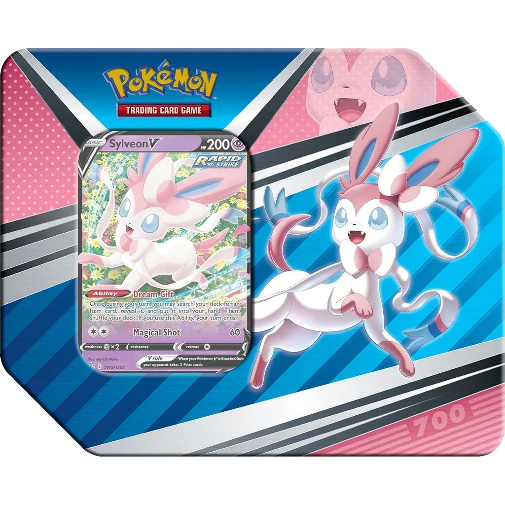 Image for V Heroes Tin [Sylveon V] - Pokemon