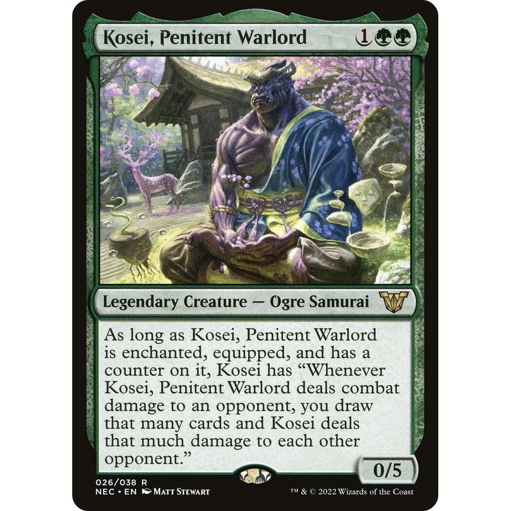 Image for Kosei, Penitent Warlord (26) (NEC) - Magic: The Gathering