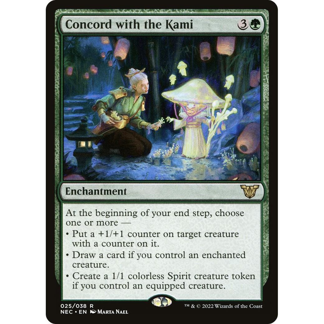 Image for Concord with the Kami (25) (NEC) - Magic: The Gathering