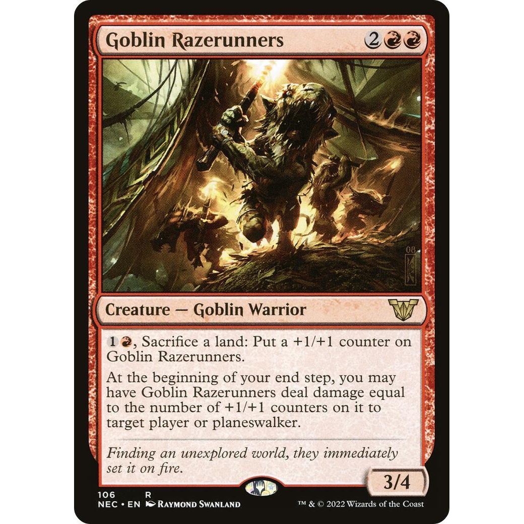 Image for Goblin Razerunners (106) (NEC) - Magic: The Gathering
