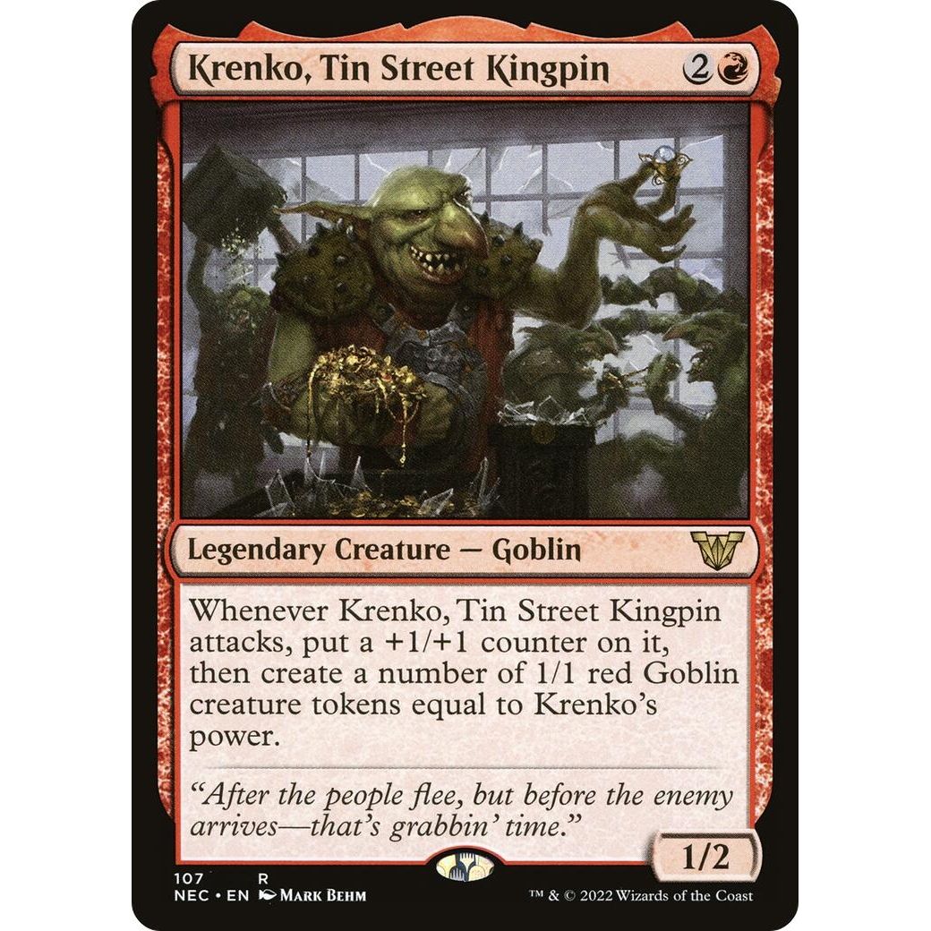 Image for Krenko, Tin Street Kingpin (107) (NEC) - Magic: The Gathering