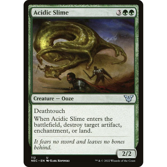 Image for Acidic Slime (112) (NEC) - Magic: The Gathering