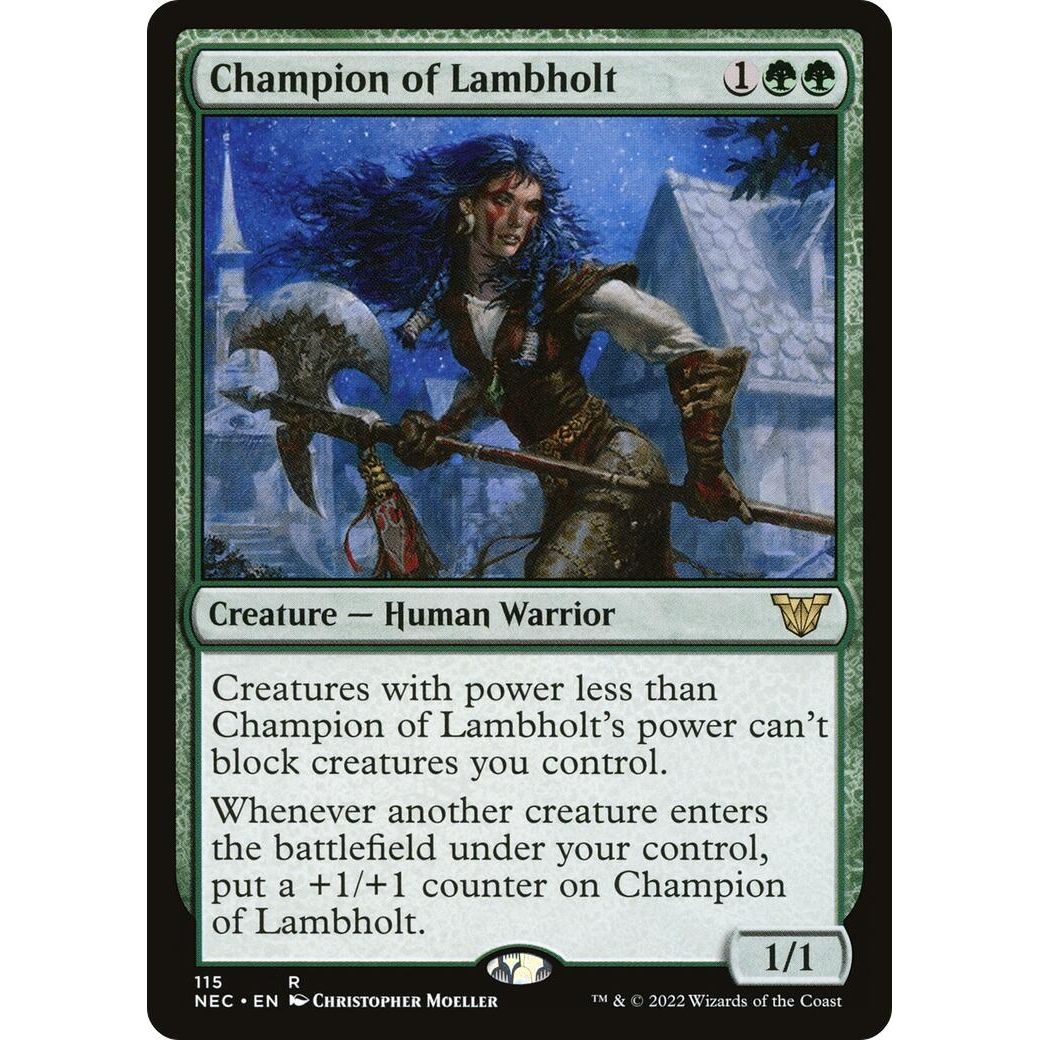 Image for Champion of Lambholt (115) (NEC) - Magic: The Gathering