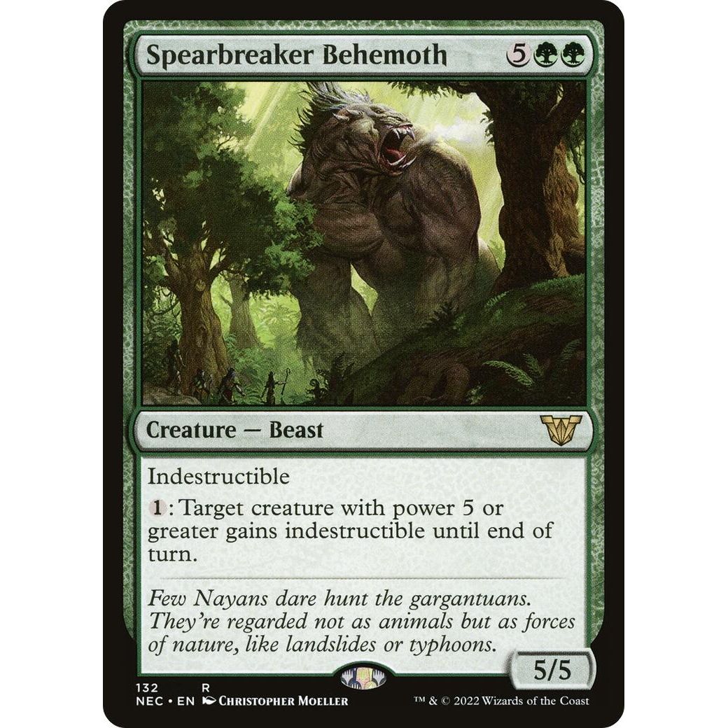 Image for Spearbreaker Behemoth (132) (NEC) - Magic: The Gathering