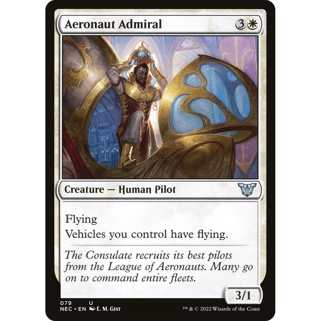 Image for Aeronaut Admiral (79) (NEC) - Magic: The Gathering