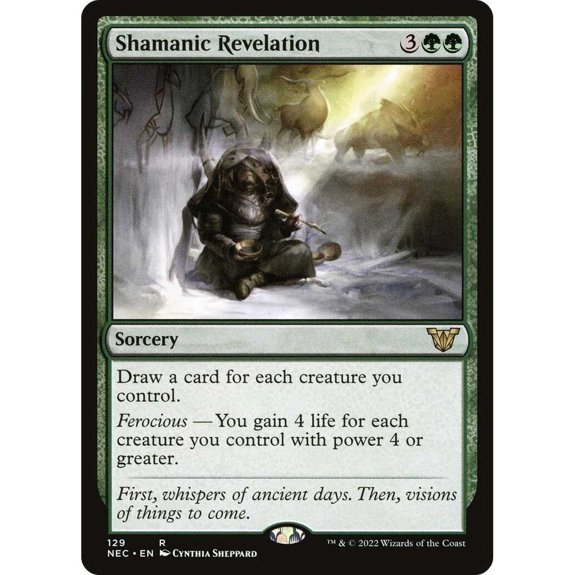Image for Shamanic Revelation (129) (NEC) - Magic: The Gathering