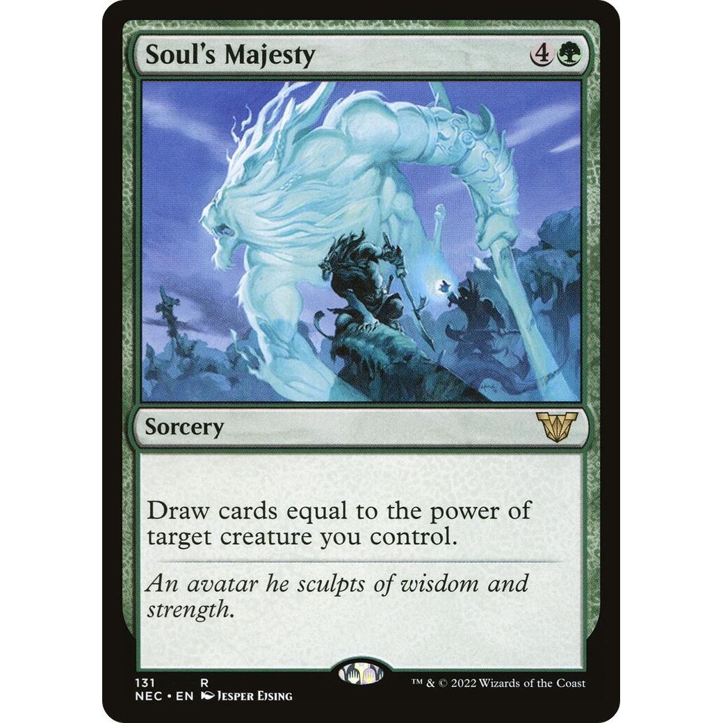Image for Soul's Majesty (131) (NEC) - Magic: The Gathering