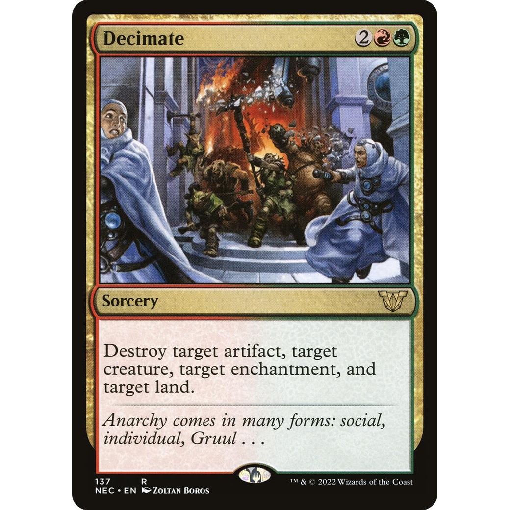 Image for Decimate (137) (NEC) - Magic: The Gathering