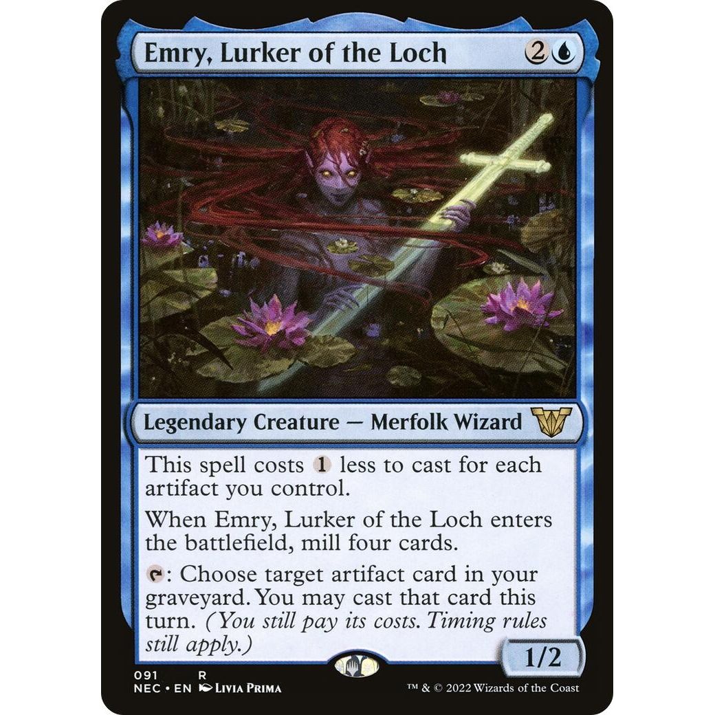 Image for Emry, Lurker of the Loch (91) (NEC) - Magic: The Gathering