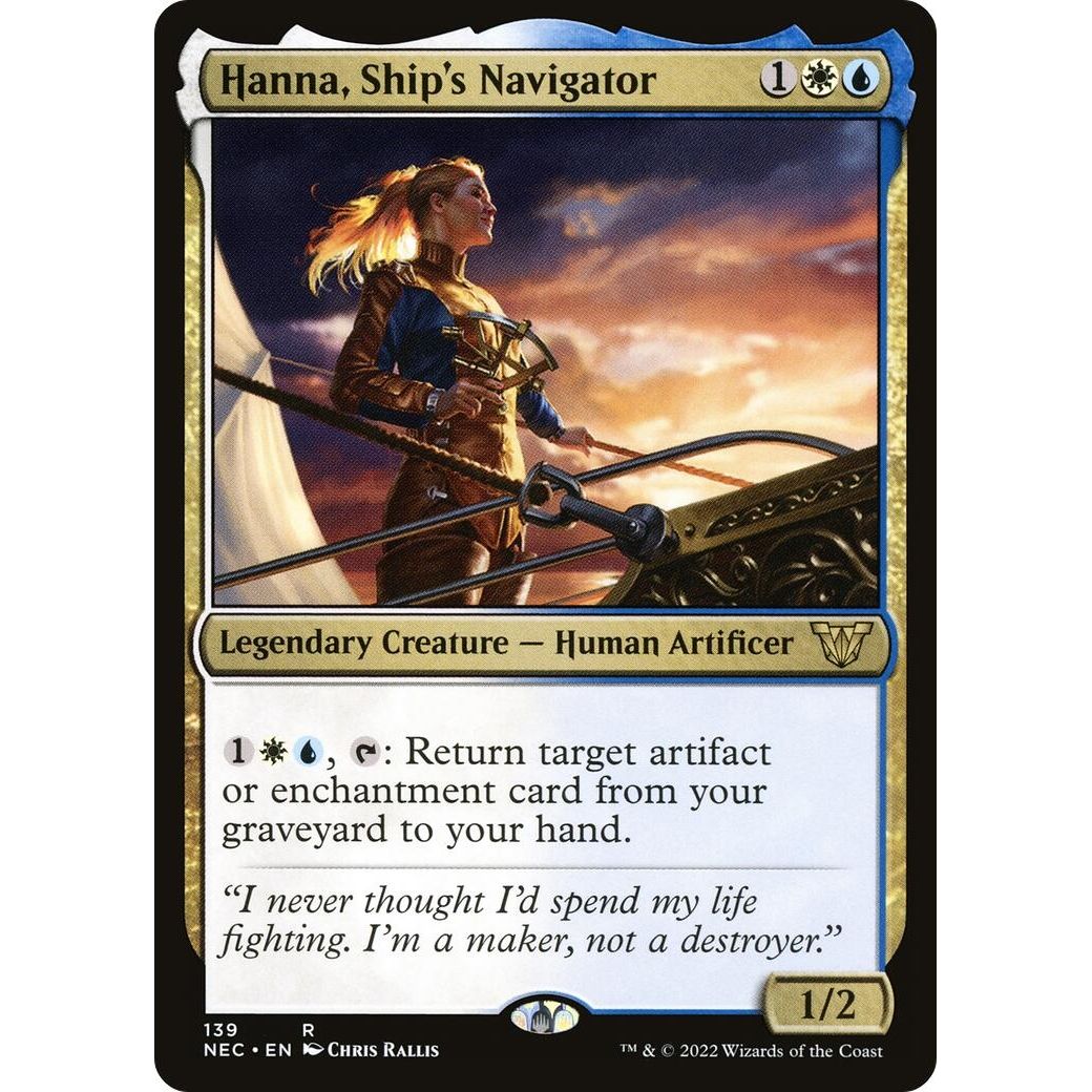 Image for Hanna, Ship's Navigator (139) (NEC) - Magic: The Gathering