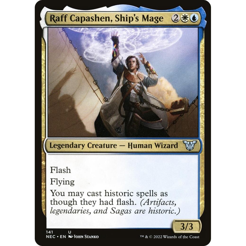Image for Raff Capashen, Ship's Mage (141) (NEC) - Magic: The Gathering