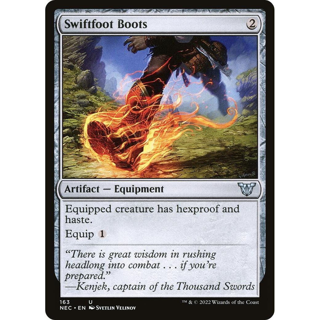 Image for Swiftfoot Boots (163) (NEC) - Magic: The Gathering