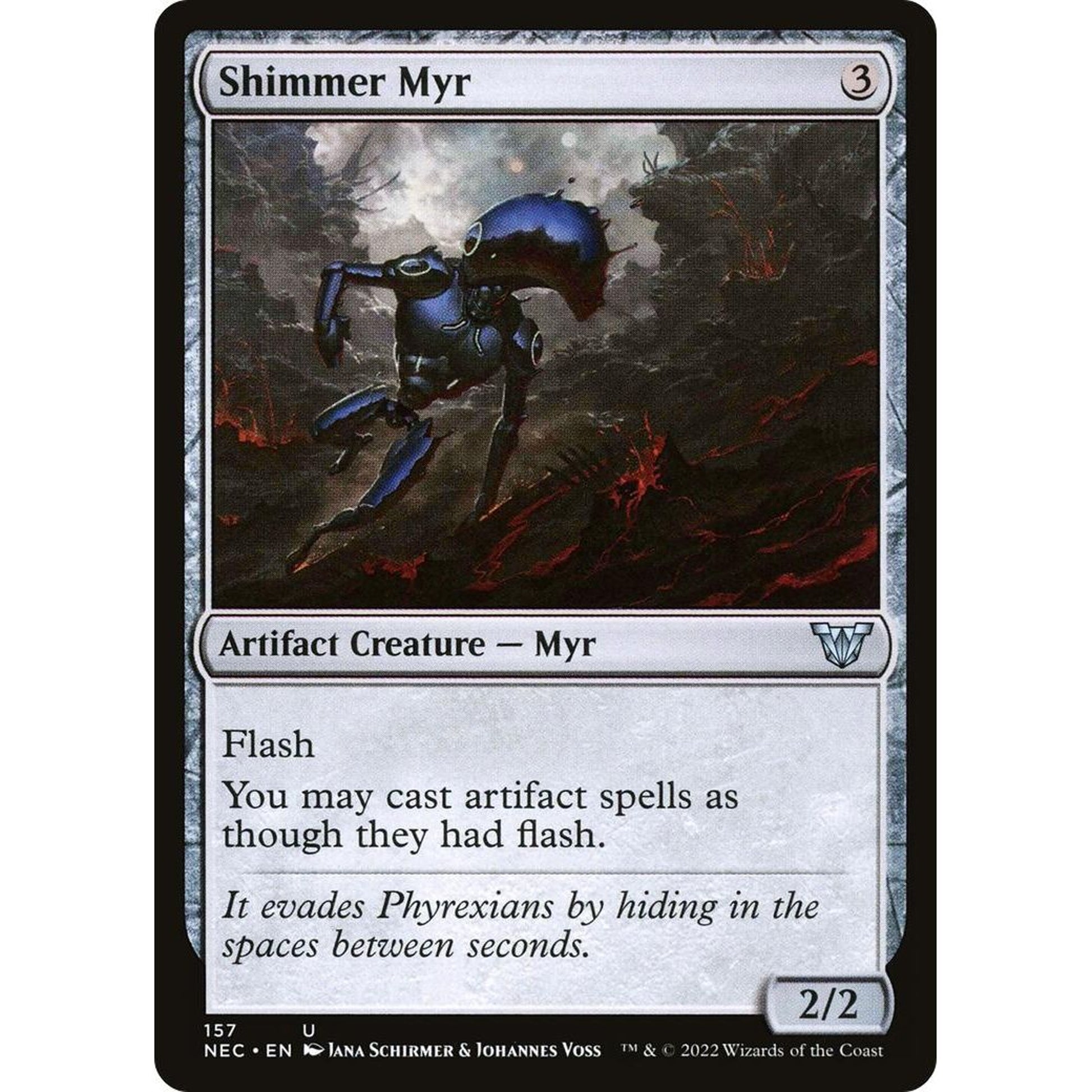Image for Shimmer Myr (157) (NEC) - Magic: The Gathering