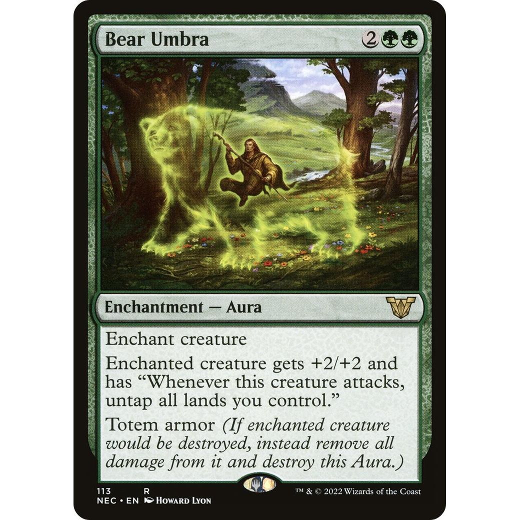 Image for Bear Umbra (113) (NEC) - Magic: The Gathering
