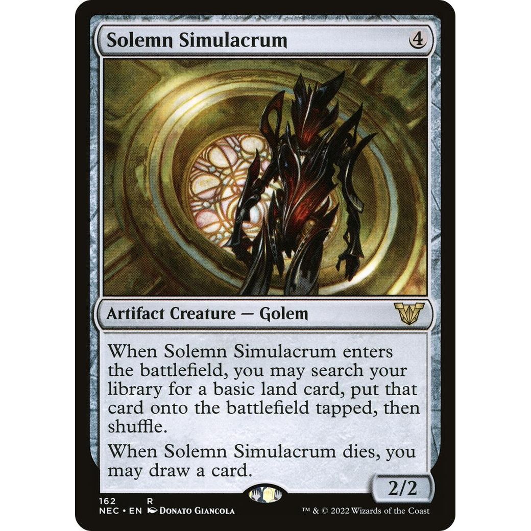 Image for Solemn Simulacrum (162) (NEC) - Magic: The Gathering