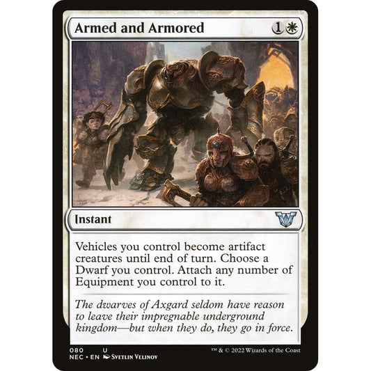 Image for Armed and Armored (80) (NEC) - Magic: The Gathering