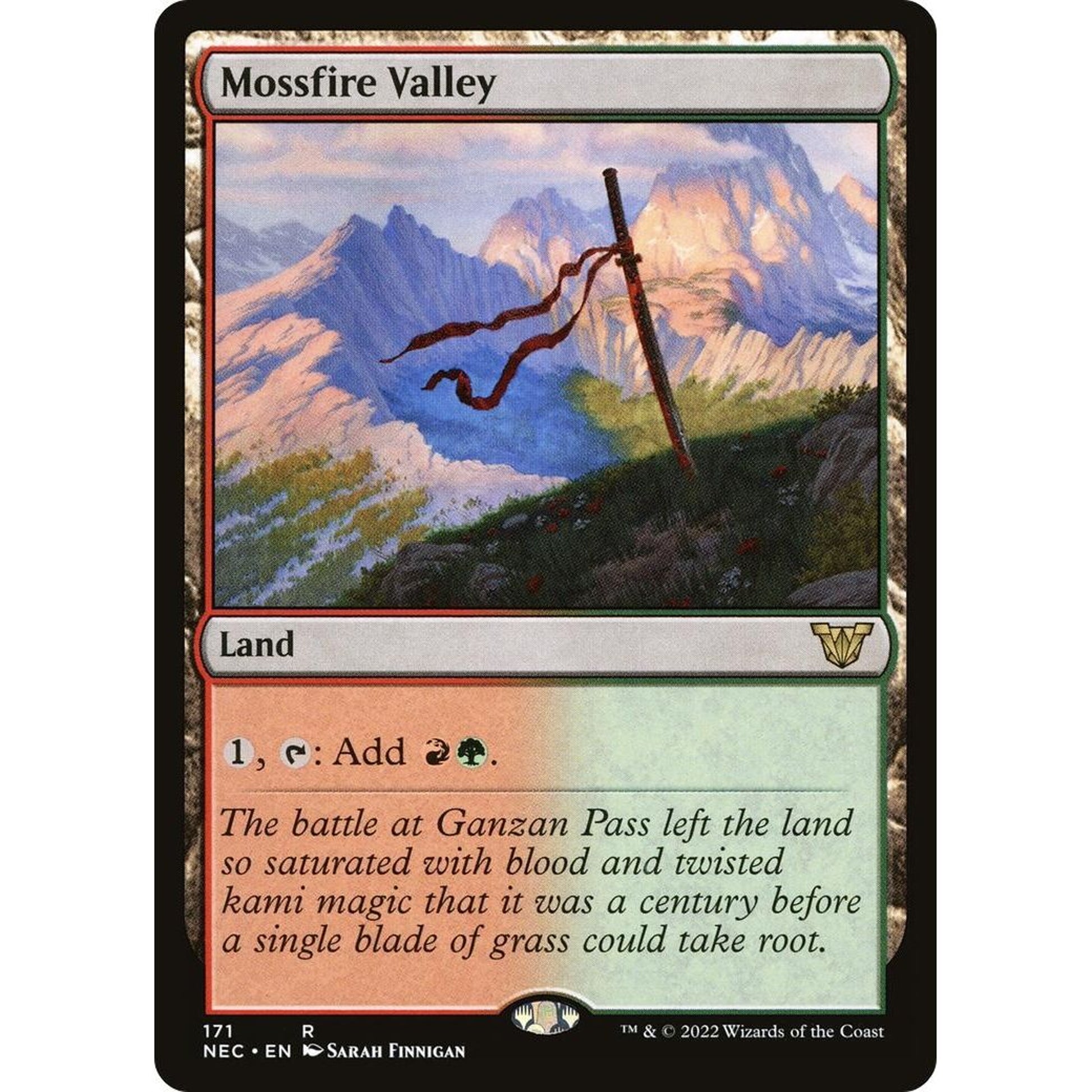 Image for Mossfire Valley (171) (NEC) - Magic: The Gathering